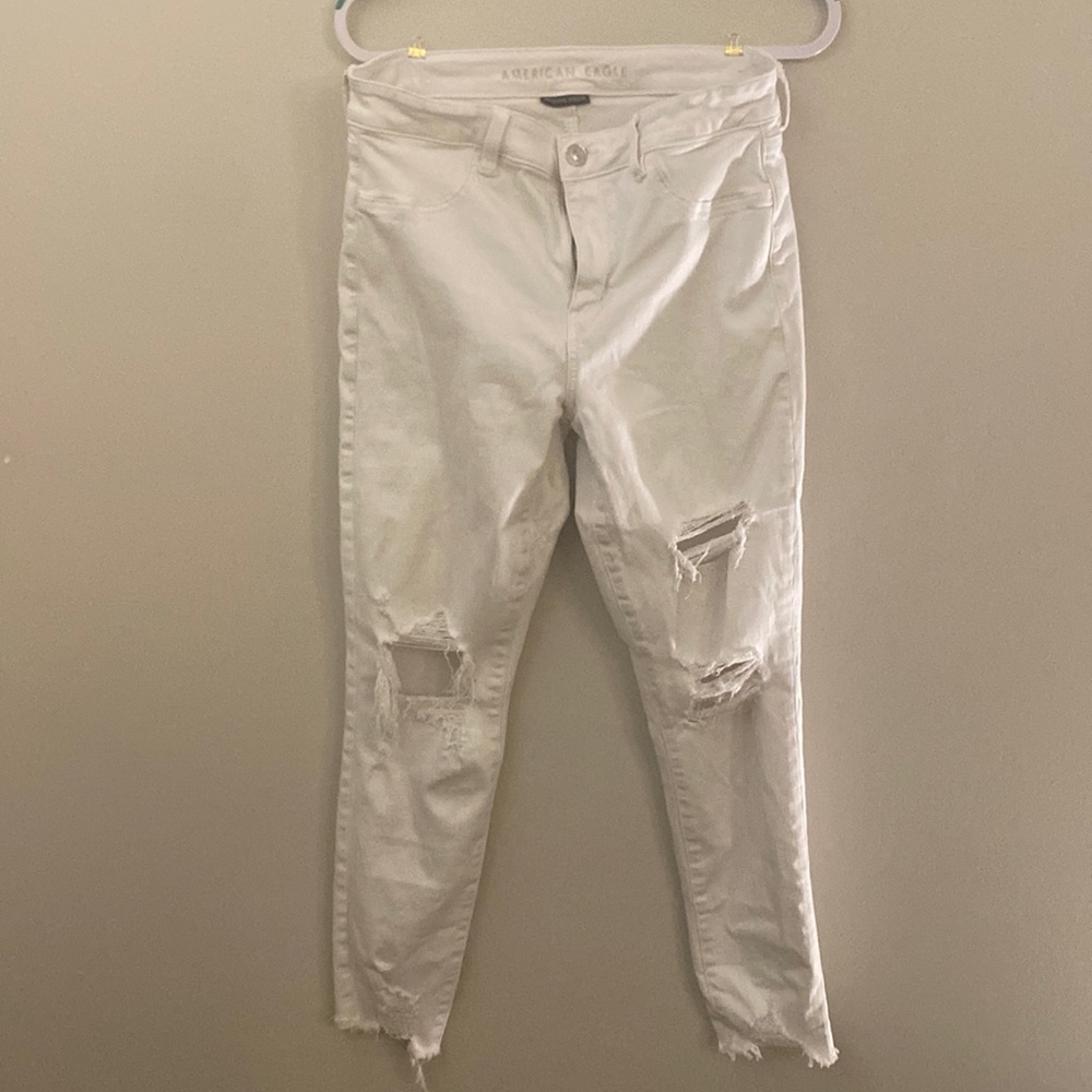 American Eagle White Jeans
